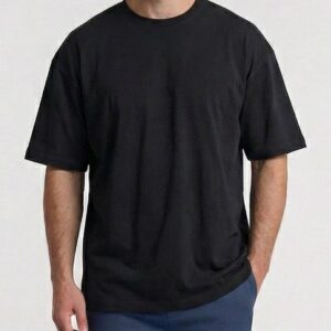 T-SHIRT INTERLOCK NERO