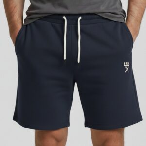 BERMUDA LOGATO SPORTSWEAR BAGGY FIT BLU