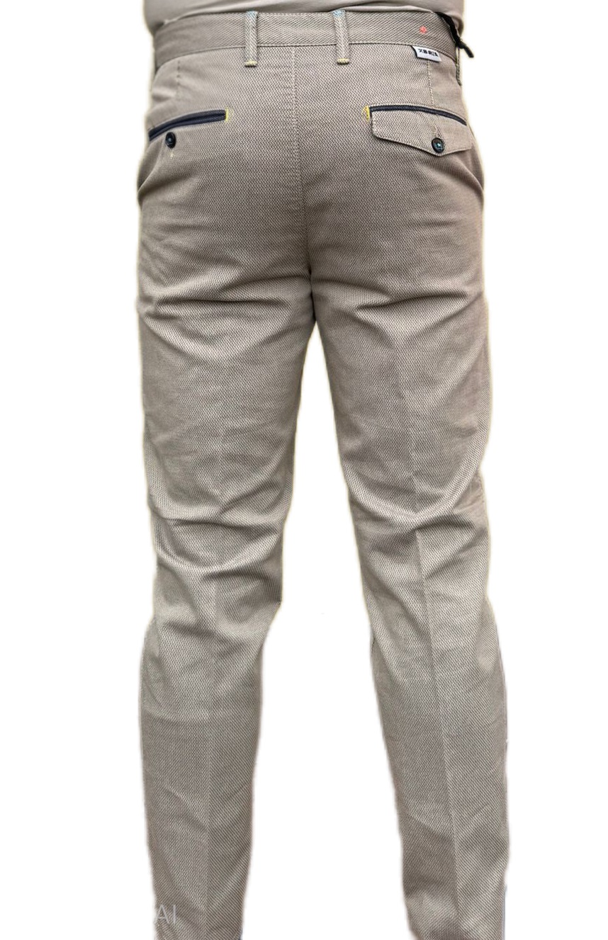 CHINOS ARMATURATO BEIGE - immagine 3