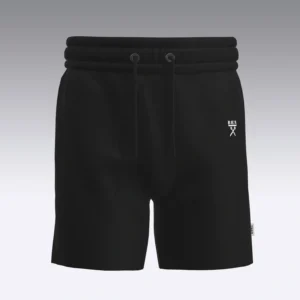 BERMUDA LOGATO SPORTSWEAR BAGGY FIT NERO