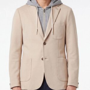 GIACCA CAPP. PIQUET STRETCH BEIGE