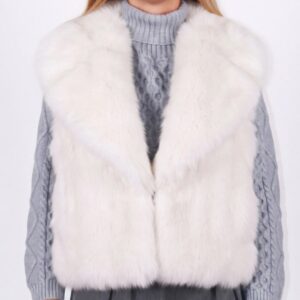 GILET ECOPELLICCIA PANNA