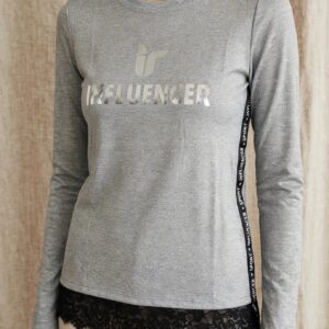 T-SHIRT ARGENTO