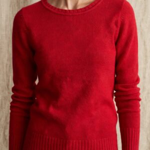PULL BASIC GIROCOLLO RED