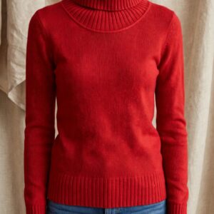 PULL BASIC COLLO ALTO RED