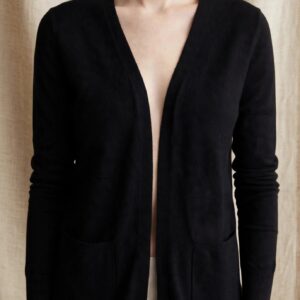 CARDIGAN LUNGO BLACK