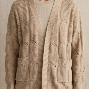 CARDIGAN RICAMATO BEIGE