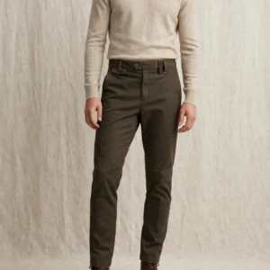 PANT. SLIM ARMATURATO CAFFÈ